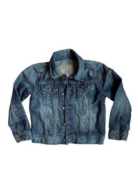 Polo Ralph Lauren  Jean Jacket Toddler Kids Size 4T Lightly Distressed Denim